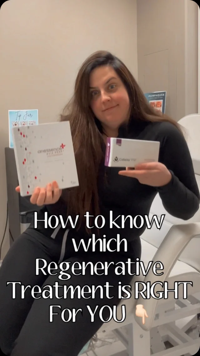 HOW WILL YOU KNOW… if PDGF or PRP is right for you? 

PDGF 
✅pure PDGF (Ariessence)
✅lab copy of superhealing growth factor 
🚫no blood draw required 
✅standardized & proven potency power 

vs

PRP
✅ Platelet Rich Plasma
✅ naturally occurring regenerative super component in our blood
✅ blood draw required
🚫 variable potency power 

✨REGENERATIVE ✨Medicine is a subject that is 🐝BUZZING 🐝

⭐️Regenerative therapies aim to restore, replace, and rejuvenate the body’s tissues that may become damaged with aging  by using cells that we produce naturally that put in the🔥 WORK🔥 in our healing pathways.

⭐️ Two of the hottest regenerative treatments right now are PRP and PDGF (specifically Ariessence in aesthetics). Both using restorative properties to turn back the clock and age backwards at the cell level. 

⭐️ PRP (platelet- rich- plasma) is obtained by doing a small blood draw and centrifuging the ~LIQUID GOLD ~ from the rest of the blood components.  PRP is then  used  to treat areas of hair loss, under-eye volume loss and discoloration, overall skin health and regeneration, hyperpigmentation, collagen loss,  and joint deterioration.  PRP  power is variable person- to -person and can be affected by factors such as age, chronic diseases, and overall health.

⭐️PDGF (Ariessence specifically ) is pure platelet- derived- growth factor which is a lab-made copy of the growth factor our own bodies make. When we cut ourselves,  platelets come together to form a clot and the body heals this clot to return to normal *new* skin in that area.  PDGF harnesses that healing in power in a FDA approved concentration that delivers up to 1000 times more healing power than standard PRP. No blood draw is required! This can be used for hair restoration, under eye discoloration and volume loss, facial rejuvenation, neck and under the chin sagging,  and so , so much more !  It  has been tested by Dr. Lynch for over 20 years for multiple uses not just in  skin health & wellness but also for dental, gums, and bone regeneration! 

⭐️Which is right for you ? Your AEK provider can help ! 

⭐️DM us with all your PDGF and PRP questions !!!